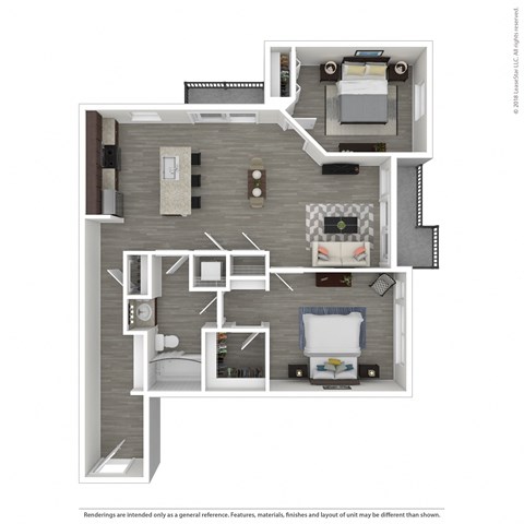 a 1 bedroom floor plan  summit  503 square feet